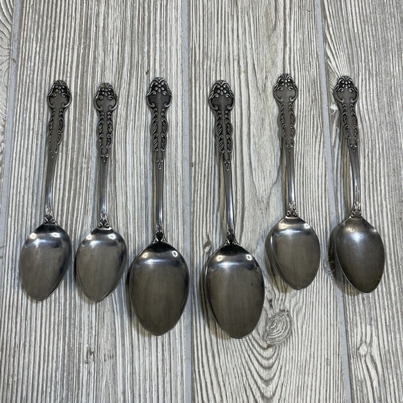 National Stainless Other - National Stainless Japan Floral Scroll Flatware Set 6 Spoons 2 Tablespoons 4 Tea